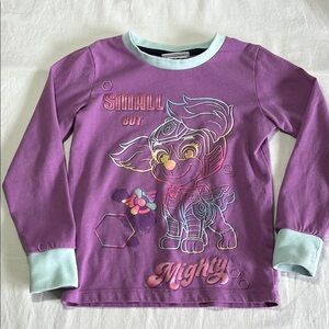 4/5 yr Paw Patrol Skye Purple and Blue Long Sleeve Tee